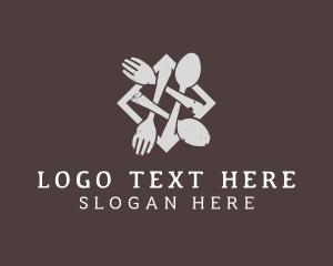 Dining Cutlery Restaurant logo design