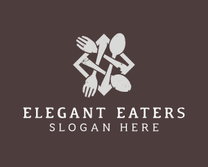 Dining Cutlery Restaurant logo design