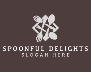 Dining Cutlery Restaurant logo design