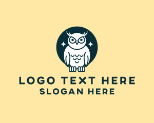 Night Owl Bird Logo