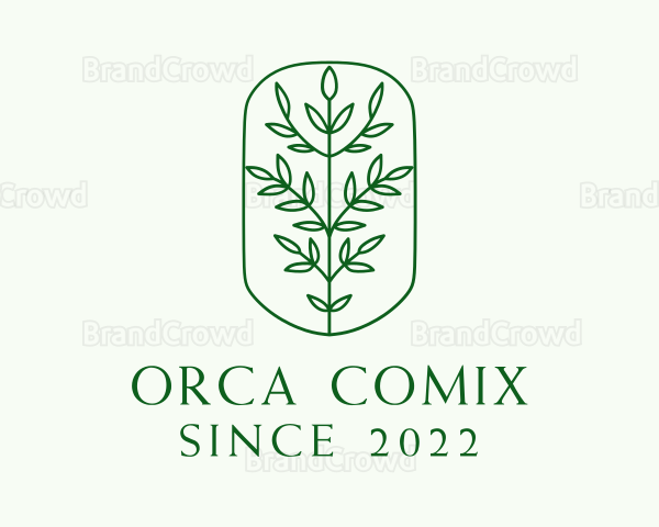 Tree Plant Gardening Logo