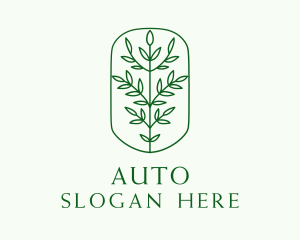 Tree Plant Gardening  Logo