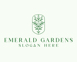 Tree Plant Gardening  logo design