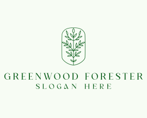 Tree Plant Gardening  logo design