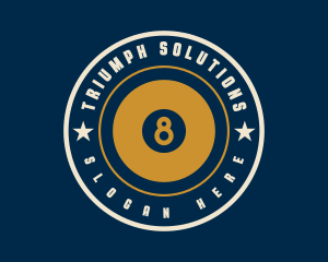 Win - Billiard Ball Tournament logo design