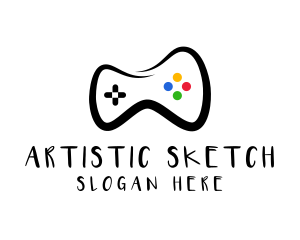 Game Controller Console logo design