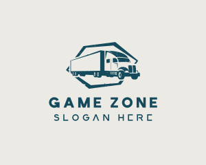 Delivery Trailer Truck Vehicle Logo