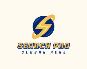 Electrician Lightning Letter S logo design