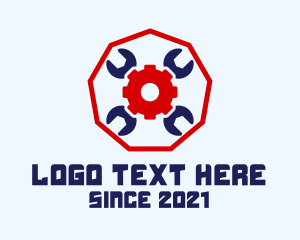 Wirings - Mechanical Gear Tools logo design