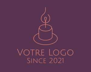 Light - Spa Candle Light logo design