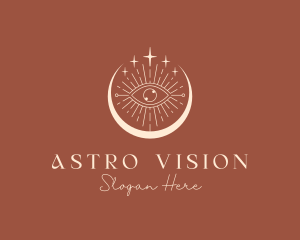 Bohemian Spiritual Eye logo design