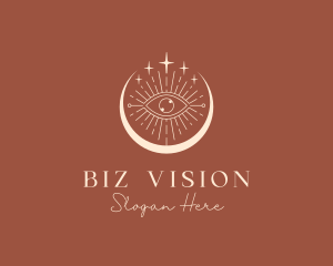 Bohemian Spiritual Eye logo design