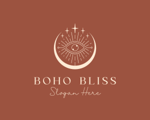 Bohemian Spiritual Eye logo design