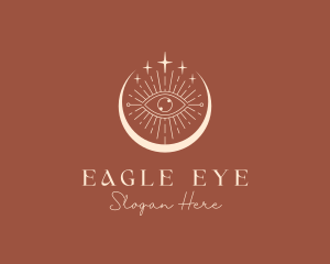 Bohemian Spiritual Eye logo design