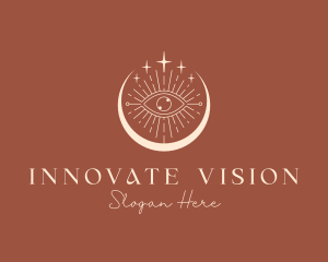 Bohemian Spiritual Eye logo design