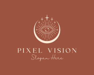 Bohemian Spiritual Eye logo design