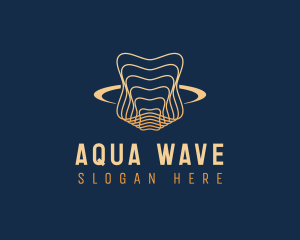 Science Tech Waves logo design