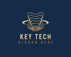 Science Tech Waves logo design