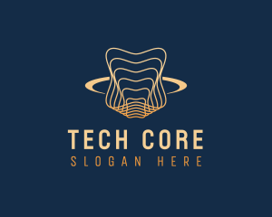 Science Tech Waves logo design