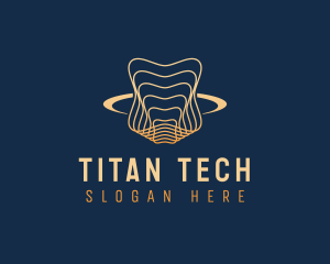 Science Tech Waves logo design