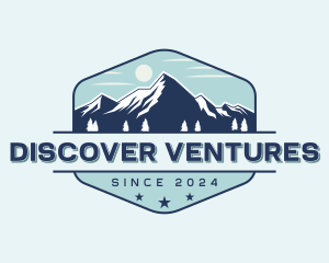 Explore - Mountain Alps Explorer logo design