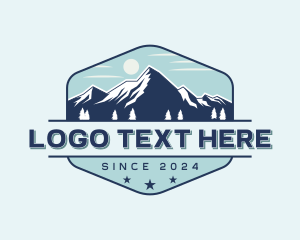 Travel - Mountain Alps Explorer logo design