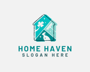 Household - House Cleaning Maintenance Tools logo design