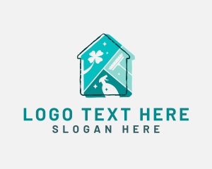 Household - House Cleaning Maintenance Tools logo design