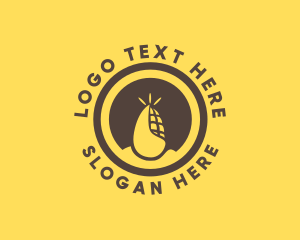 Veggie - Pop Corn Crop logo design