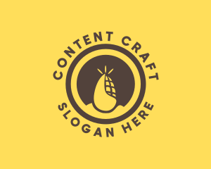 Pop Corn Crop logo design