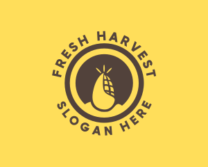 Veggie - Pop Corn Crop logo design