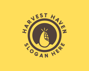 Crop - Pop Corn Crop logo design