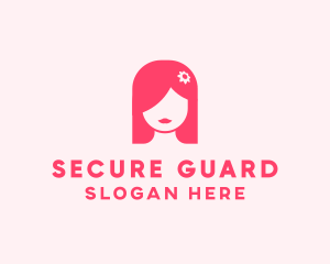 Hair - Pink Girl Hair Salon logo design