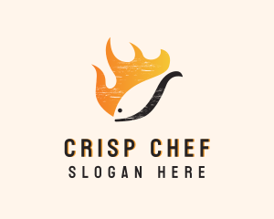 Fire Fish Restaurant logo design