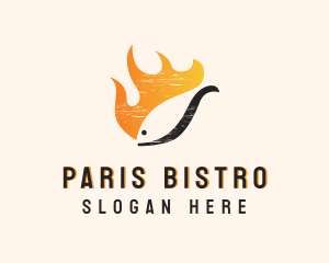 Fire Fish Restaurant logo design