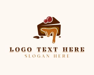 Confection - Chocolate Cake Dessert logo design