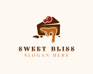 Chocolatier - Chocolate Cake Dessert logo design