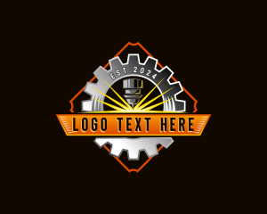 Cog - Laser Industrial Engraving logo design