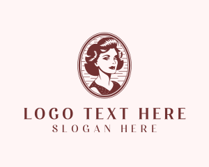 Cloche Hat - Feminine Beauty Boutique logo design