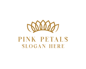 Petal Floral Crown logo design