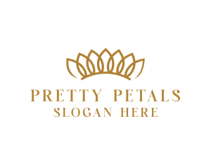 Petal Floral Crown logo design