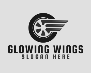 Automotive Tire Wing logo design