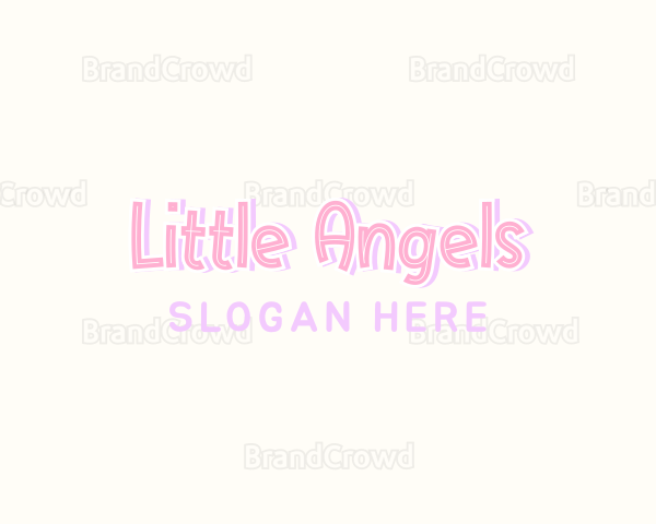 Pastel Fun Wordmark Logo