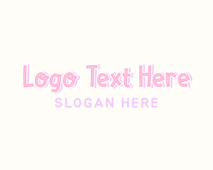 Coloring Book - Pastel Fun Wordmark logo design