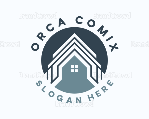 House Roofing Property Logo