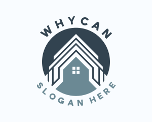 Property - House Roofing Property logo design