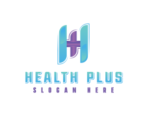 First Aid Health Letter H logo design