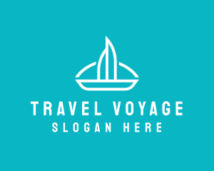 Trip - Sailboat Travel Trip logo design