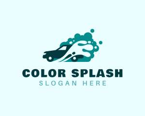 Water Splash Car Washing logo design