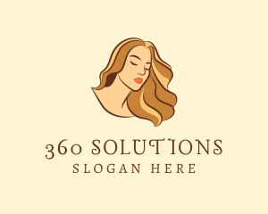 Woman Hair Salon logo design